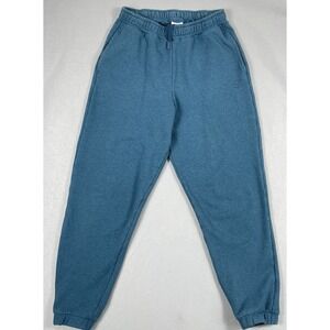 Gymshark Sweatpants Men's Small Teal‎ Blue Fleece Active Workout Gym
